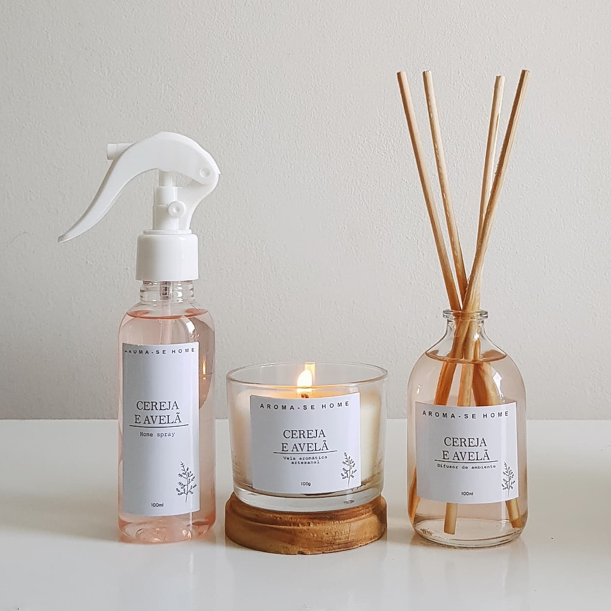 CEREJA E AVELÃ - KIT AROMA-SE